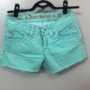 Rock Revival Cut-Off Denim Shorts